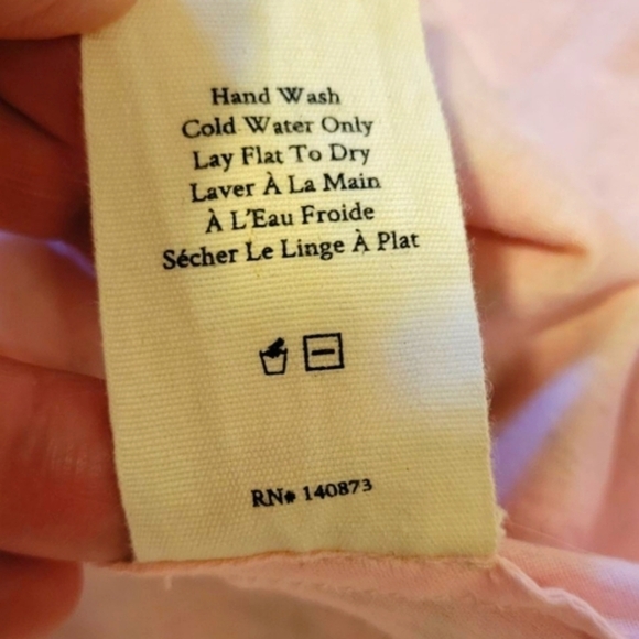 LoveShackFancy Vernon Dress Magenta Flower Fields Pink Midi Small Puff Sleeves - Picture 10 of 12